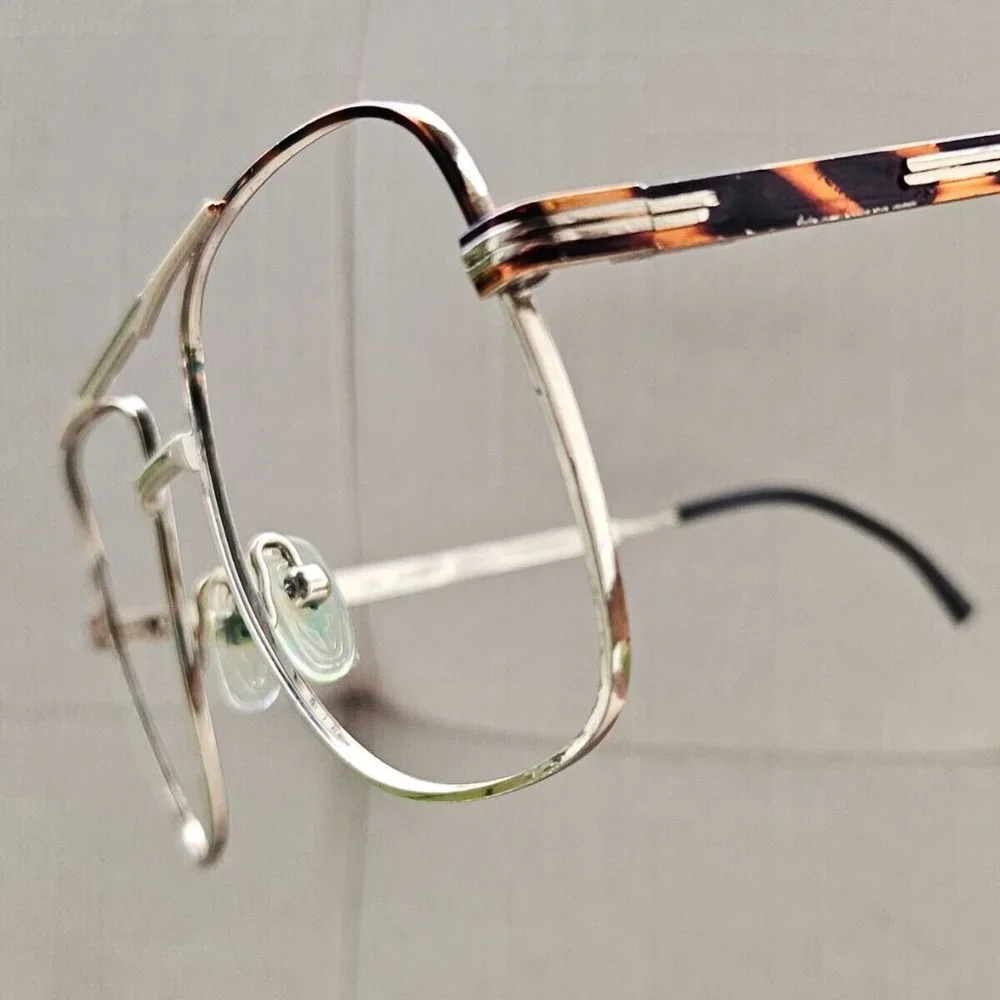 Swank Optical Vintage Men Eyeglasses Gold Tone KODIAK 58[]16 140 Glasses - Picture 2 of 11